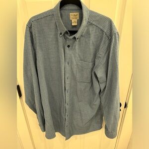 LL Bean flannel dress shirt